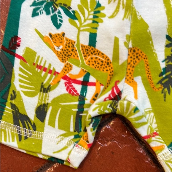 NWT Tea Collection Jungle Print Leopard Kids Matching Set - Picture 8 of 10